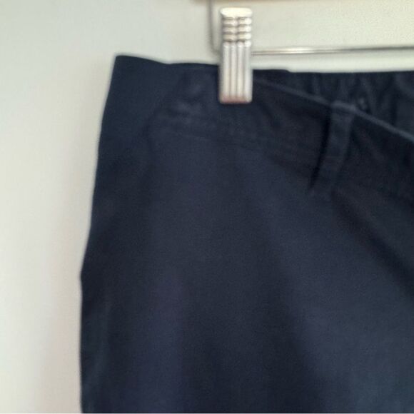 NWT Gap Maternity Best Girlfriend Navy Blue Khaki Pants Inset Panel Size 16 - Picture 9 of 10